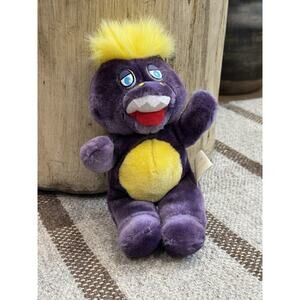 Mr Munch Chuck E Cheese Plush 1992 Pizza Stuffie Purple Showbiz Prize